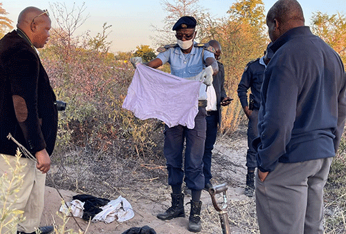 lung Police discover lung, clothes in shallow grave