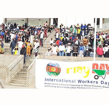 mayday 3 Workers’ struggle continues… leaders call for fair employment practices