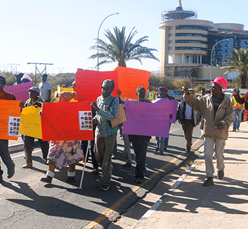 Ex-mineworkers demand benefits from NAM-MIC