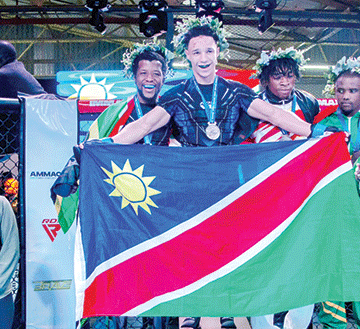 mma jpg Muller secures gold for Namibia