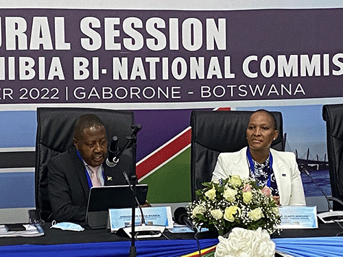 mou botswana Namibia, Bots to agree on one-stop border post