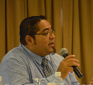 mr alvin laurence ceo of the citizens engagement platform of seychelles ceps Partners hail unifying Seychelles AIDS governance project