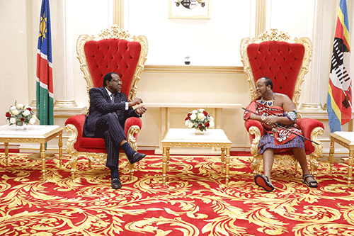mswati Geingob urges internal Eswatini dialogue
