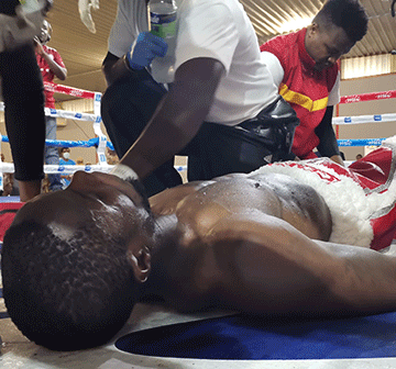 mzi jpg Knockout king Shinima sends Ndwayana plummeting…as Ndjolonimus, Nghitumbwa and Amavila shine