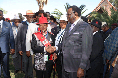 nama chief Traditional leaders hail chief Kooper