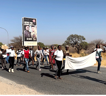 okahandja Okahandja informal settlers demand petition back