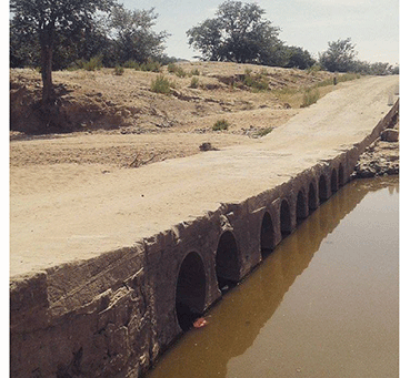 okanguati Tarred road splits Epupa community