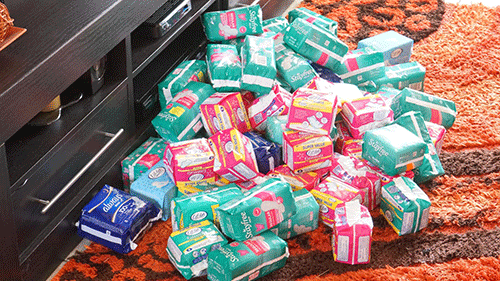 pads VAT abolished on sanitary wear
