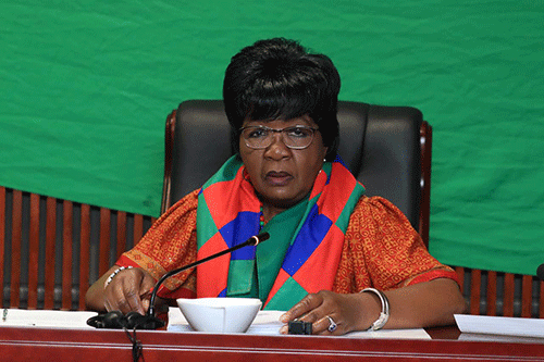 peya 1 Mushelenga reads Shaningwa the riot act