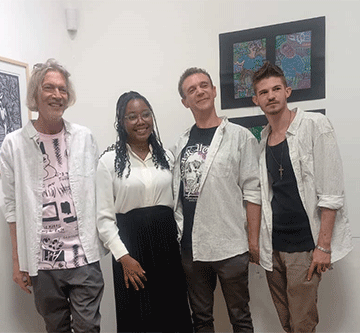 pieter 2 3 Theofelus commends Namibian artists for promoting Namibian brand