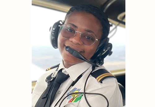 pilot 2 Young female pilot soars to new heights
