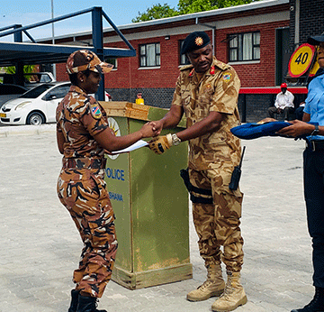 police1 1 Women top police promotions in Oshana