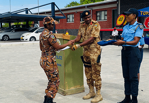 police1 1 Women top police promotions in Oshana