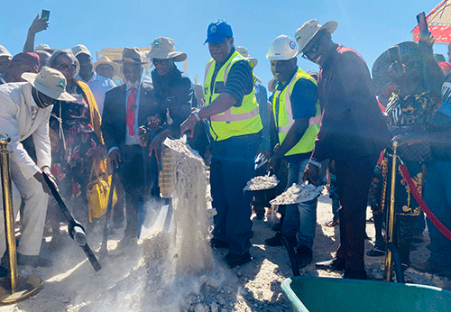 road Omugulugwombashe road construction commences