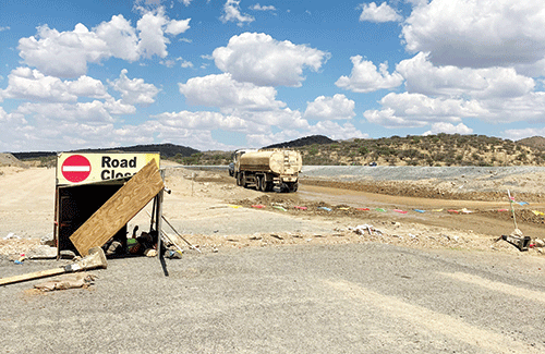 road 4 Airport road construction faces delays