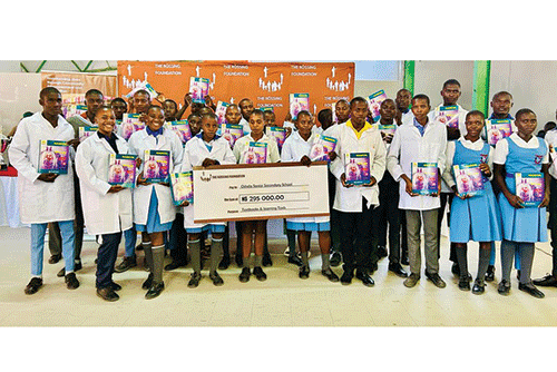 rossing Rössing Foundation donates over 1 400 books to Oshela