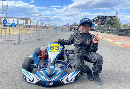 russell jpg Russell turns heads at the racetrack