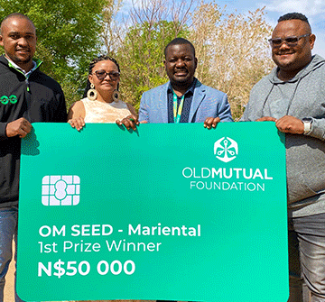 Hardap’s OM SEED 2023 champion creates reusable sanitary pads