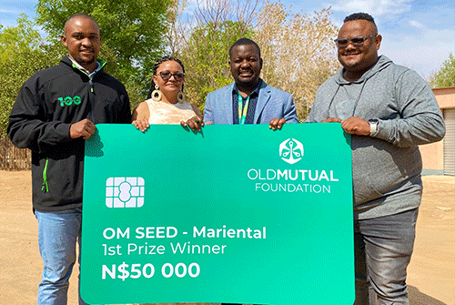 seed Hardap’s OM SEED 2023 champion creates reusable sanitary pads
