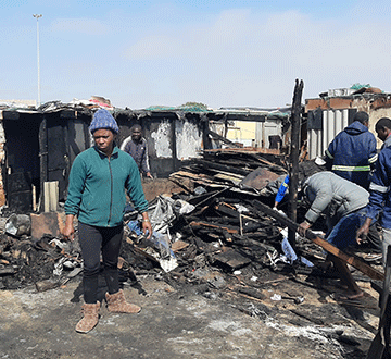 Yet another shack fire in Tutaleni