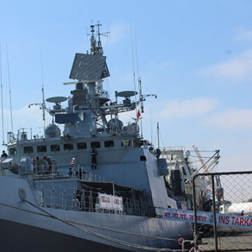 ship Indian vessel docks at Walvis Bay