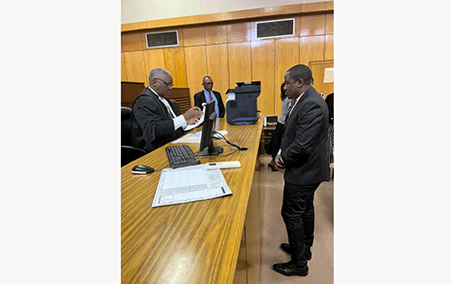 sindano Sindano sworn in as ECN commissioner