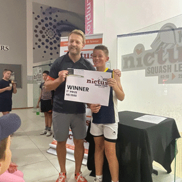 squash Nictus kids squash league champs crowned