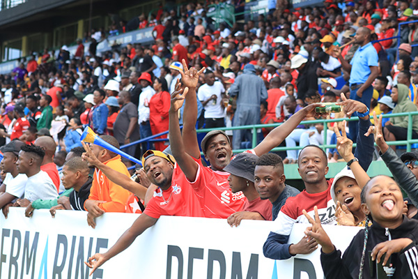 starlile fans jpg Katjimune the hero as Stars wallop Unam