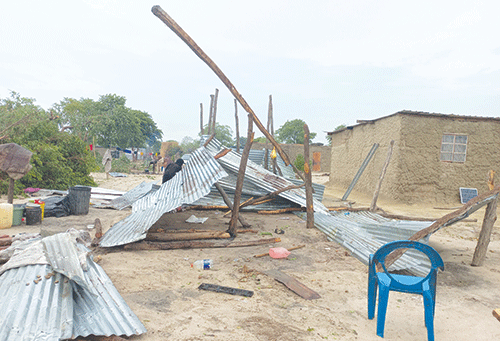 storms Strong wind, rain wreak havoc in Zambezi