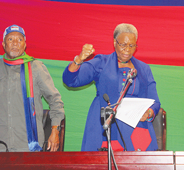 swapo Swapo chooses unity over politics