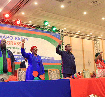 swapo 2 1 Angula calls for calm after CC chaos… Swapo members fear fallout from congress glitches