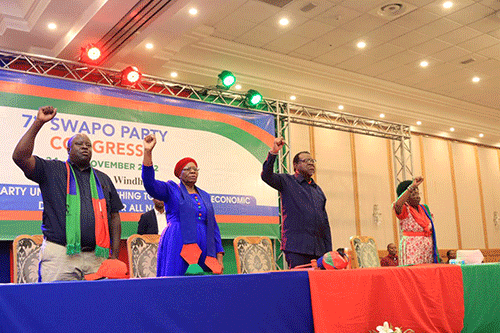 swapo 2 1 Angula calls for calm after CC chaos… Swapo members fear fallout from congress glitches