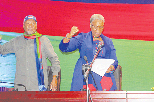 swapo chooses unity over politics Swapos ge ǀgui!nâxasiba ǂgiǂgos !gâ-ai go ǁhûi