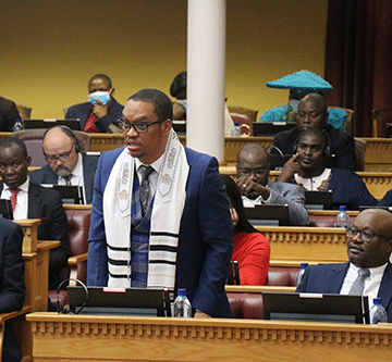 swartbooi Swartbooi slams budget debate quality