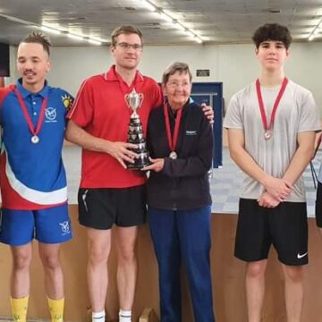 table tennis Mrozek, Dreyer crowned table tennis champs