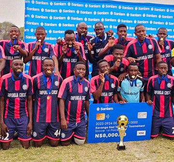 teachers Ompundja shines at Sanlam teachers tournament