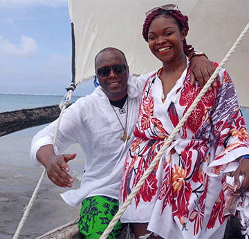 tee ngugi and girlfriend Tee Ngugi – the crooning writer! … nature as motif in songs and stories