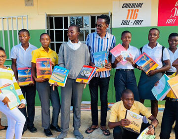 textbooks Taking textbooks to the needy