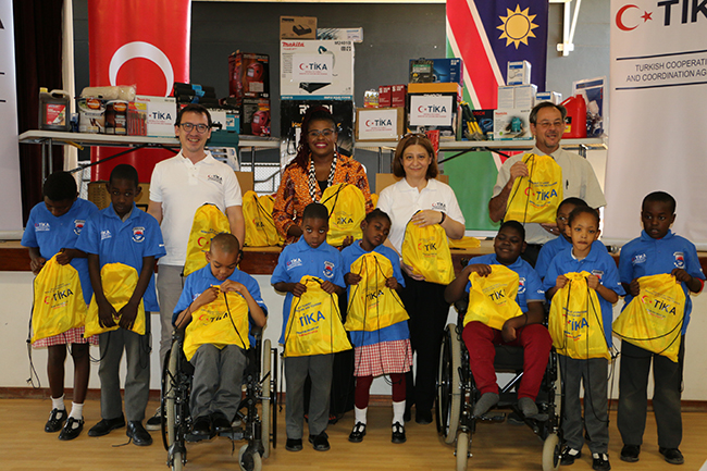 tika TİKA donates to Dagbreek Resource School