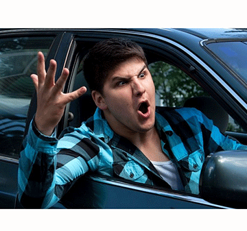 traffic Controlling road rage when behind the wheel