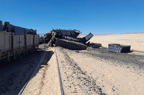 train Derailed train causes two fatalities
