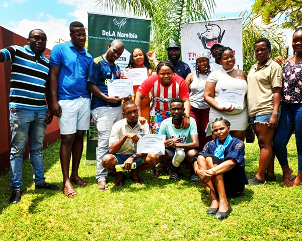 trainees DeLa Namibia to change face of communal farming