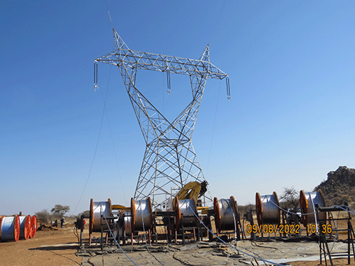 transmission New 400kV transmission line nears completion