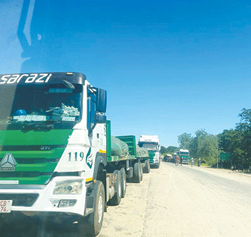 truckers 1 Bakwaezi baitumela kwa tuso ya Geingob