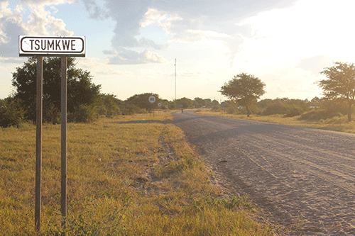 tsumkwe Tsumkwe road drives tourists, development away