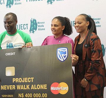 walk Standard Bank walks with shoe project