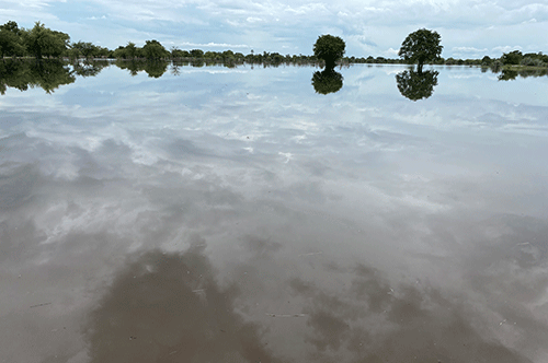 water rain Efundja la fika mOmusati