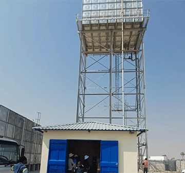 water tower Ondangwa water tower commissioned