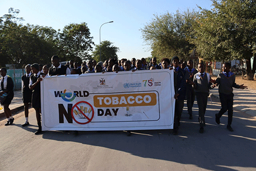 world no tobacco day Esiku lyokudhimbulukwa ekondjitha lyomakaya muuyuni lya ningilwa mOshomeya