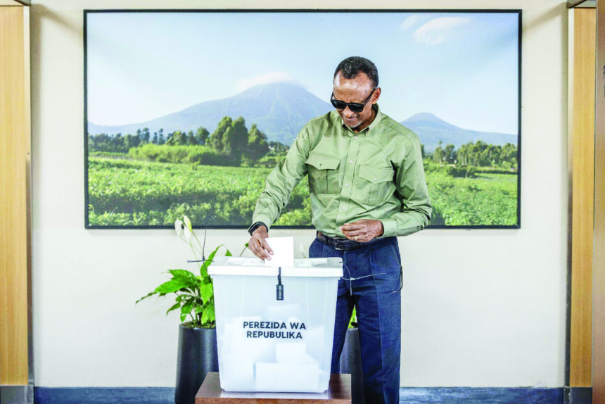 TOPSHOT-RWANDA-VOTE Rwanda’s Kagame wins fourth term